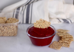 raw beet root hummus