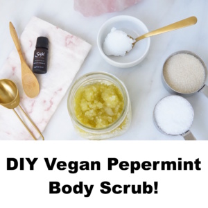 diy peppermint body scrub