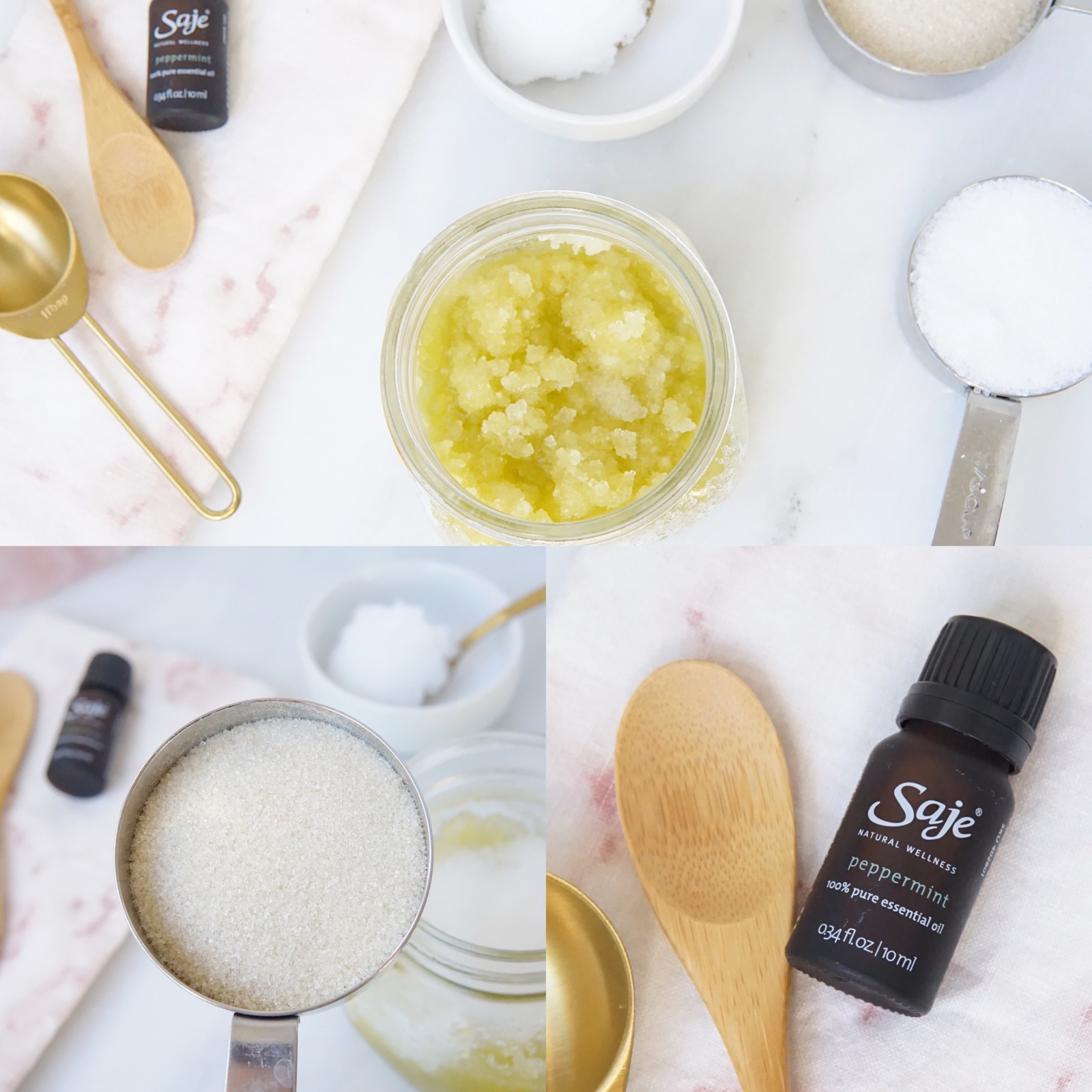 DIY Body Scrub Vegan Peppermint Body Scrub NAMASTSHAY