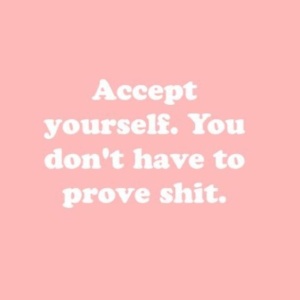 accept yourself