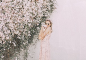 pink maxi dress