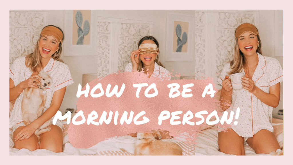 how to be a morning person