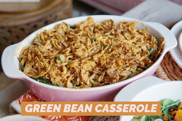 vegan green bean casserole recipe