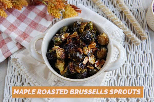 vegan roasted Brussels sprouts