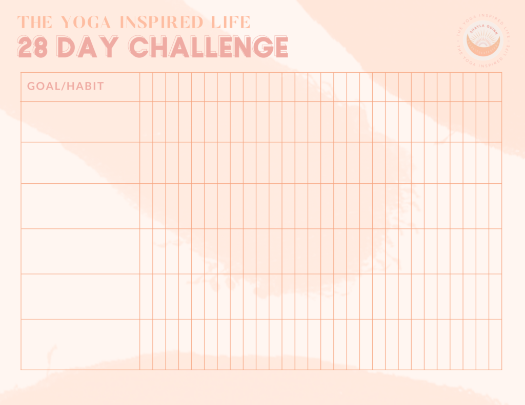 TYIL 28 Day Challenge Habit Tracker