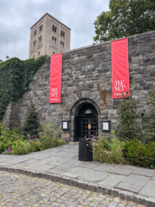 The met Cloisters stop one on wlaking manhattan top to bottom
