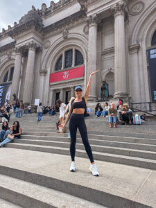 the stairs at the met museum